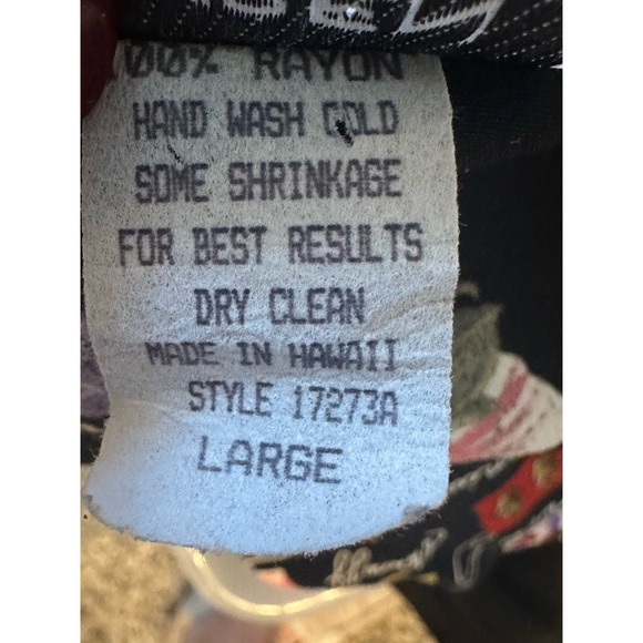 Lauren Michelle Hawaii Dress Floral Rayon Print Spring Garden Botanical sz.L - Picture 12 of 13
